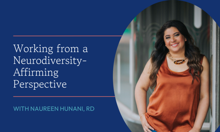 Working from a Neurodiversity-Affirming Perspective