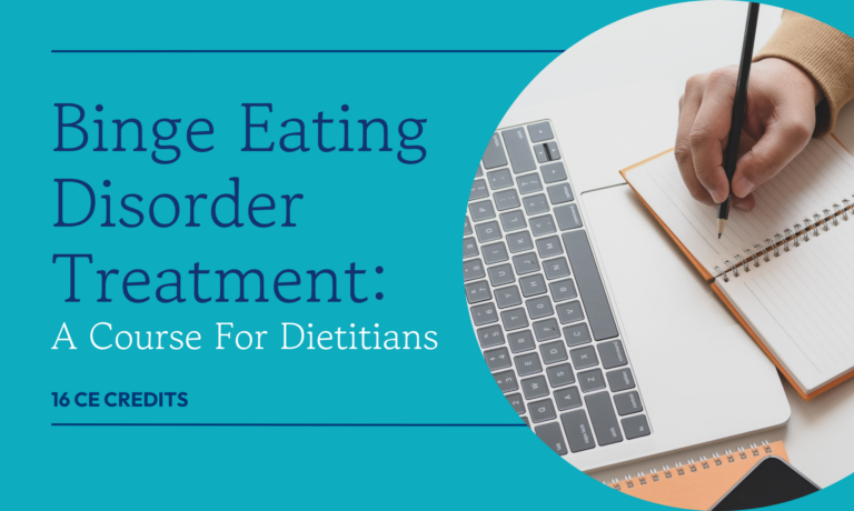 Binge Eating Disorder Treatment Course for Dietitians