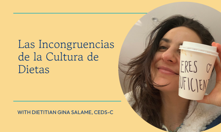 Las Incongruencias de la Cultura de Dietas