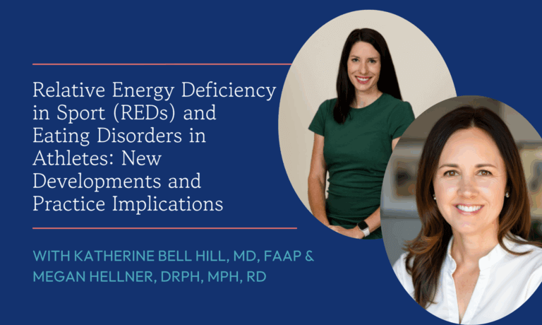 Relative Energy Deficiency in Sport (REDs) and Eating Disorders in Athletes: New Developments and Practice Implications